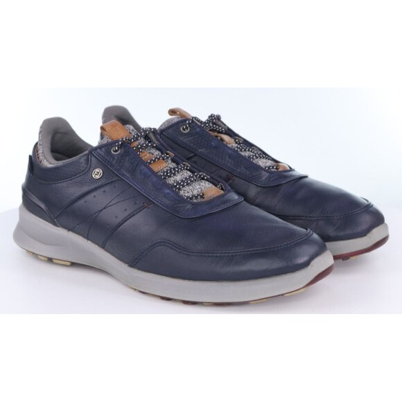 FootJoy Stratos Men\'s Spikeless Golf Shoes Size 10.5 M Leather Blue 50043 main image 11